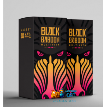 Табак для кальяна Mad Monkeyz Black Baboon Passirolla (Мад Монкей Блэк Бабун Коктейль Маракуйя)125г Акцизный